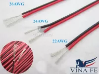 Dây Điện Đôi Đỏ Đen 24AWG